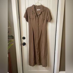 Khaki Dress Nordstrom Maxi Dress Size 12